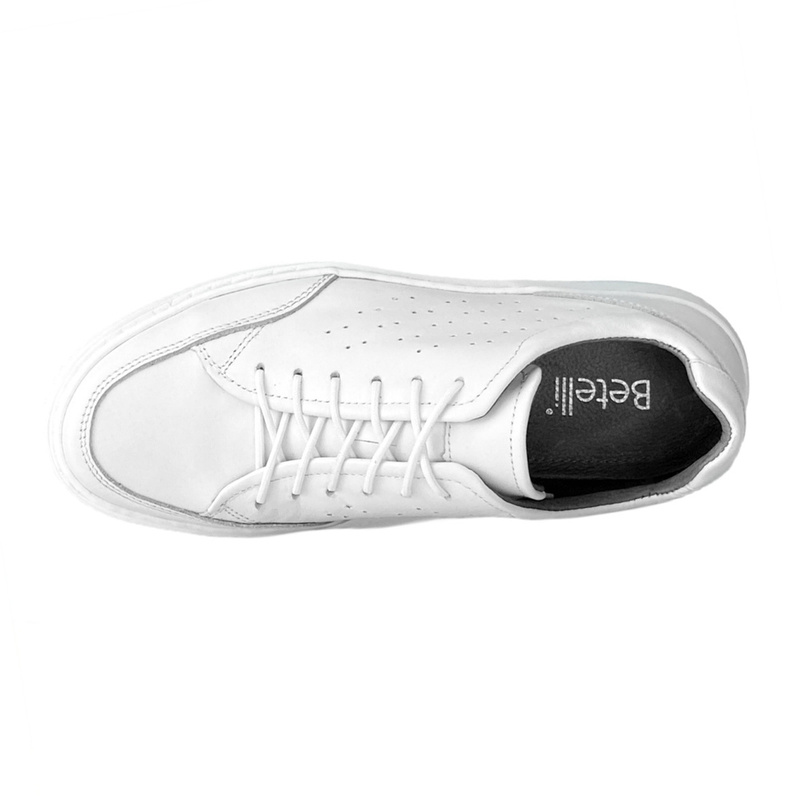 Sneaker mit Erhöhung BIANCO +6 CM | BETELLI