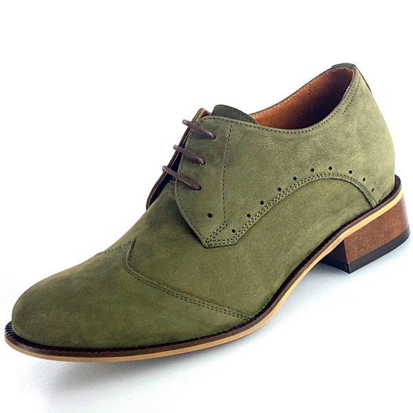 Schuhe Mit Erhöhung Für Männer VERDE + 7CM | BETELLI