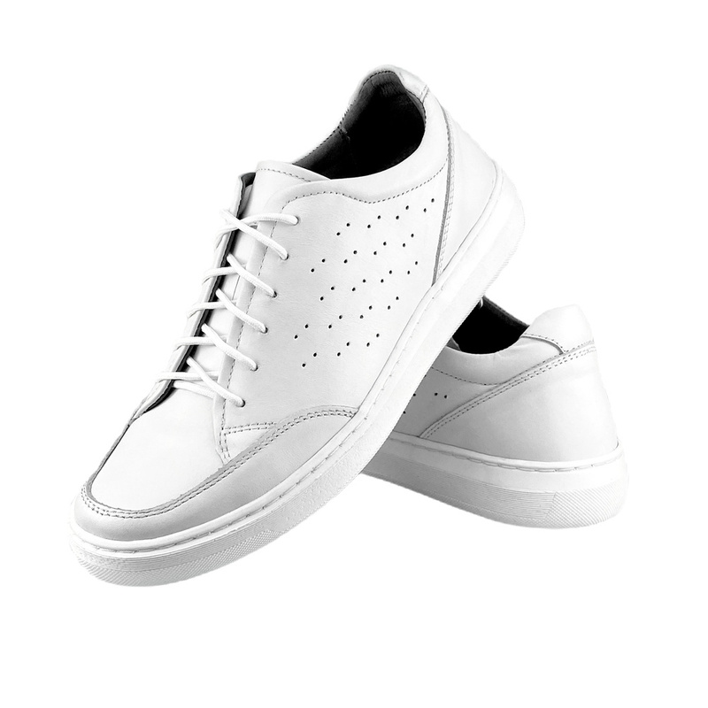 Sneaker mit Erhöhung BIANCO +6 CM | BETELLI